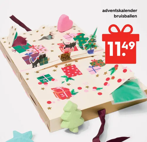 Promotie: adventskalender bruisballen