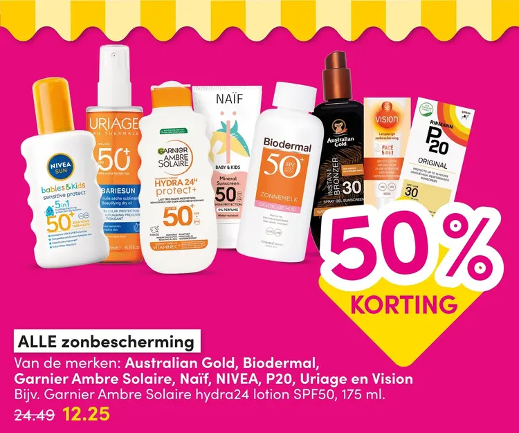 Aanbieding: Alle zonbescherming