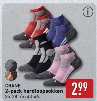 Aanbieding: CRANE hardloopsokken