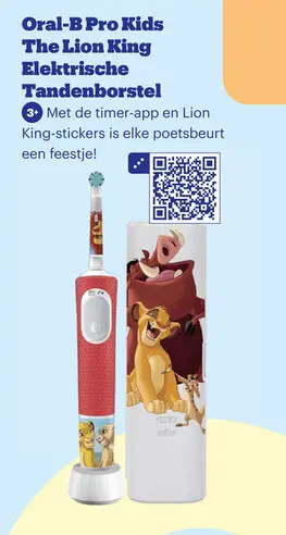 Aanbieding: Pro Kids The Lion King Elektrische Tandenbors
