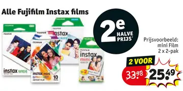 Aanbieding: Fujifilm Instax films