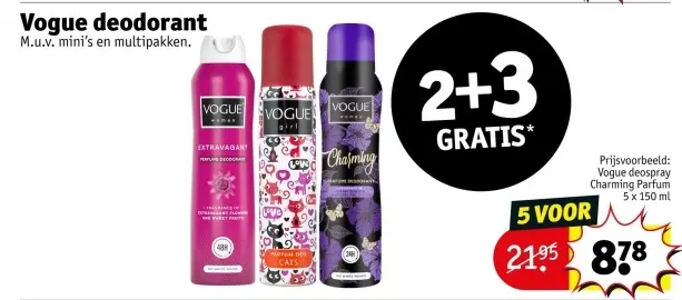 Aanbieding: Vogue deodorant