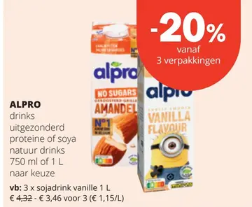 Aanbieding: ALPRO drinks