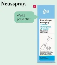 Aanbieding: Allergie neusspray Natriumcromoglicaat