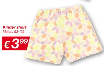 Aanbieding: Kinder short