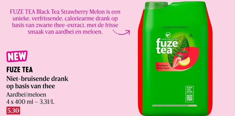 Promotie: Niet-bruisende drank op basis van thee