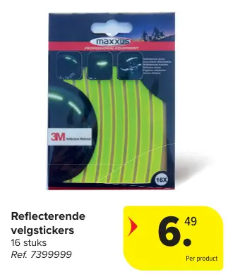 Offre: Reflecterende velgstickers