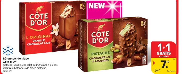 Offre: Bâtonnets de glace