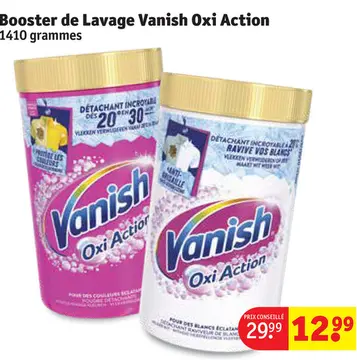 Offre: Booster de Lavage Vanish Oxi Action