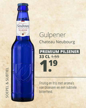 Aanbieding: Gulpener Chateau Neubourg PREMIUM PILSENER