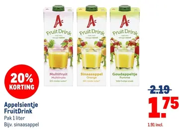 Aanbieding: Appelsientje FruitDrink