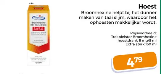 Aanbieding: Broomhexine hoestdrank