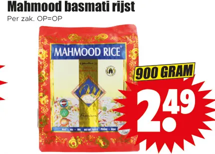 Aanbieding: Mahmood basmati rijst