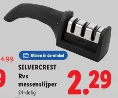 Aanbieding: RVS messenslijper