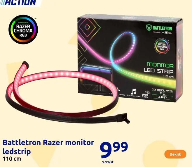 Aanbieding: Battletron Razer Monitor ledstrip