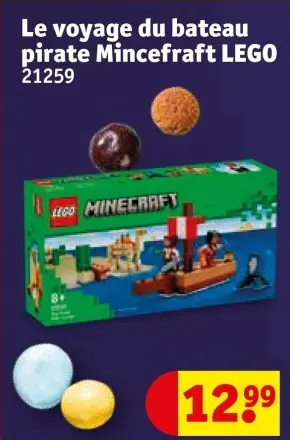 Offre: Le voyage du bateau pirate Minecraft