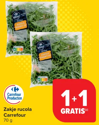 Promotie: Zakje rucola