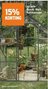 Aanbieding: Royal Well tuinkassen