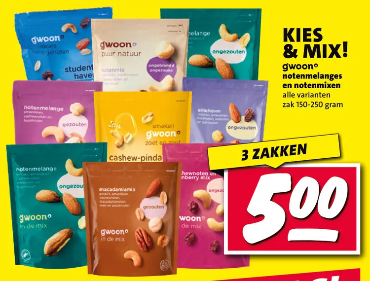Aanbieding: Notenmelanges en notenmixen