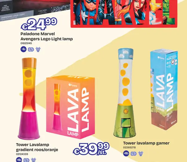 Aanbieding: Avengers Logo Light lamp