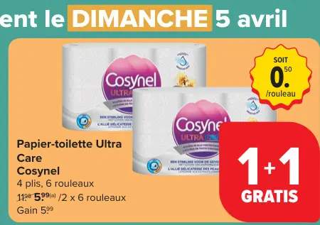 Offre: Papier-toilette Ultra Care