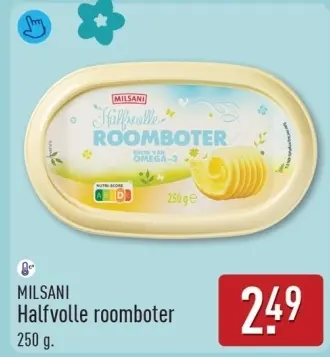 Aanbieding: Halfvolle roomboter