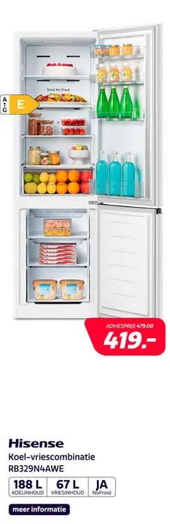 Aanbieding: Hisense RB329N4AWE