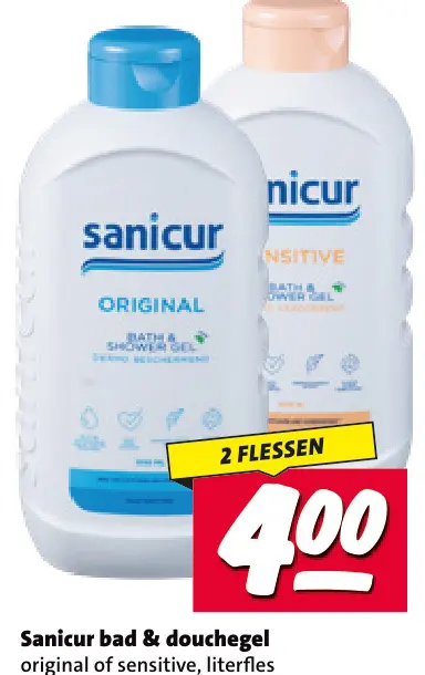 Aanbieding: Sanicur bad & douchegel