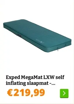 Aanbieding: MegaMat LXW self inflating slaapmat