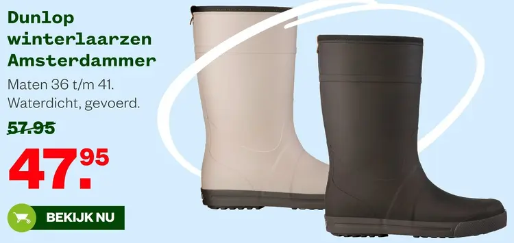 Aanbieding: Winterlaarzen Amsterdammer