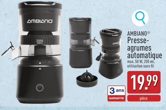 Offre: Presse-agrumes automatique