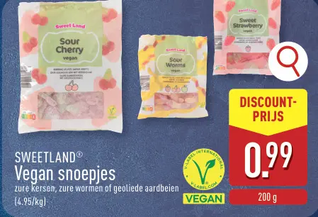 Promotie: SWEETLAND® Vegan snoepjes
