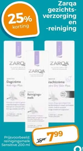 Aanbieding: Zarqa gezichtsverzorging en -reiniging