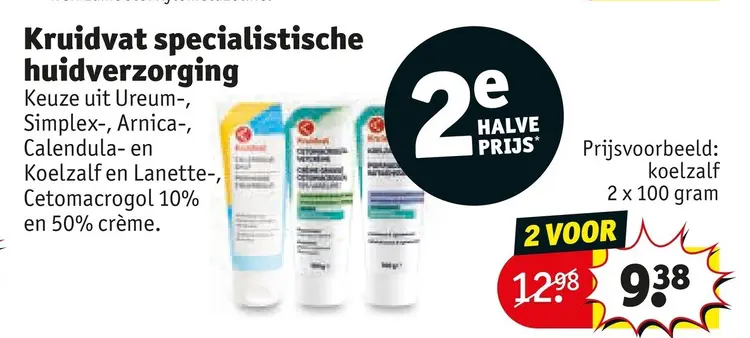 Aanbieding: Kruidvat specialistische huidverzorging