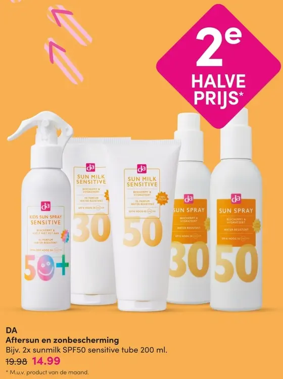 Aanbieding: Aftersun en zonbescherming