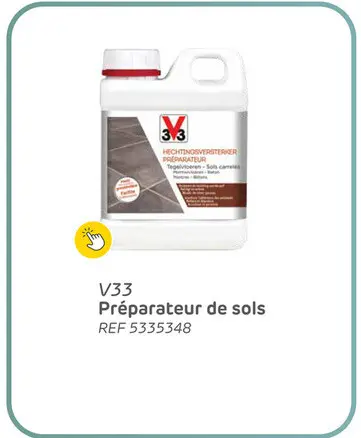 Offre: Préparateur v33 rénovation sols carrelés satin 1l