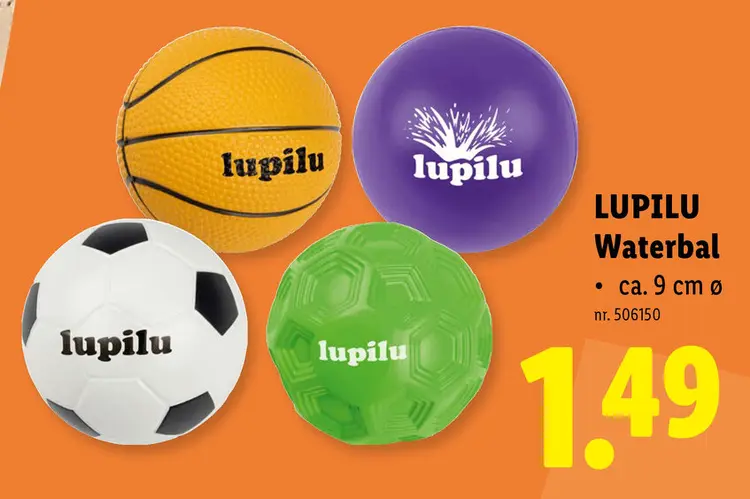 Promotie: Waterbal