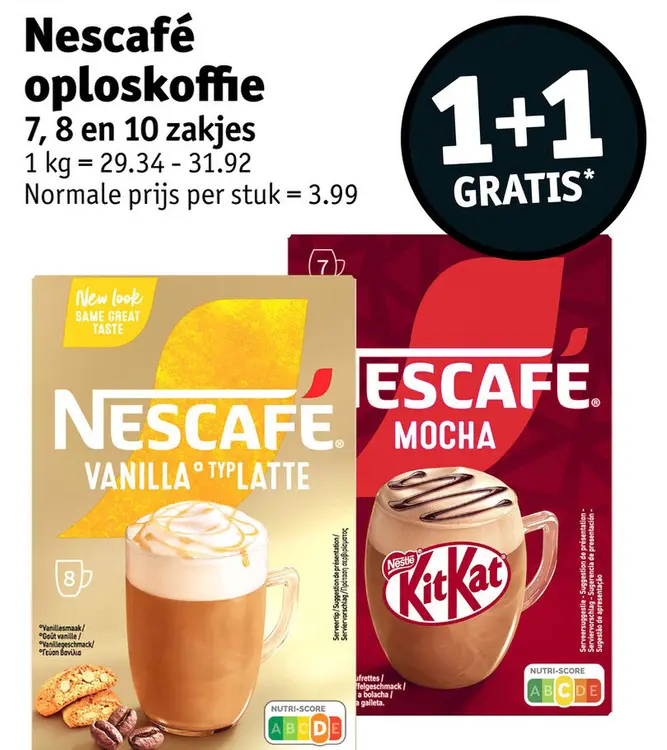 Promotie: Nescafé oploskoffie