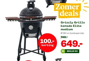 Aanbieding: Grizzly Grills kamado Elite medium