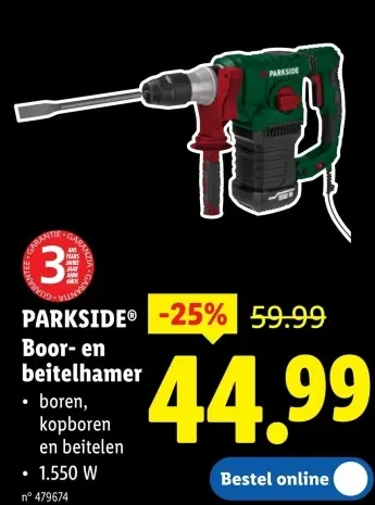 Aanbieding: Boor- en beitelhamer