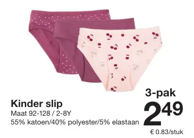 Aanbieding: Kinder slip
