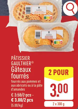 Offre: Gateaux fourres