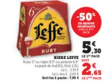 Offre: Leffe Ruby