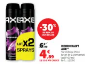 Aanbieding: Deodorant AXE