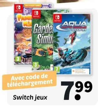 Offre: Switch jeux