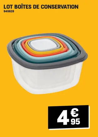 Offre: Boites de conservation