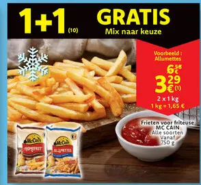 Aanbieding: Frieten voor friteuse
