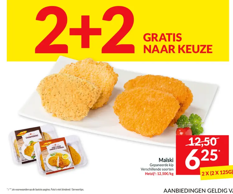 Promotie: Gepaneerde kip