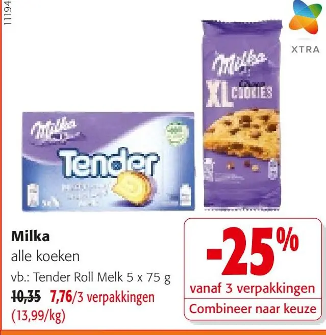 Promotie: Milka alle koeken