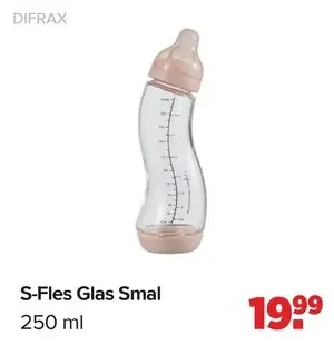 Promotie: S-Fles Glas Smal